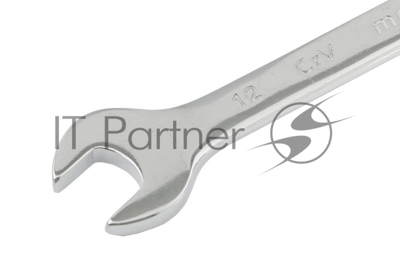 Ключ комбинированный, 12 мм, CrV, полированный хром// Matrix