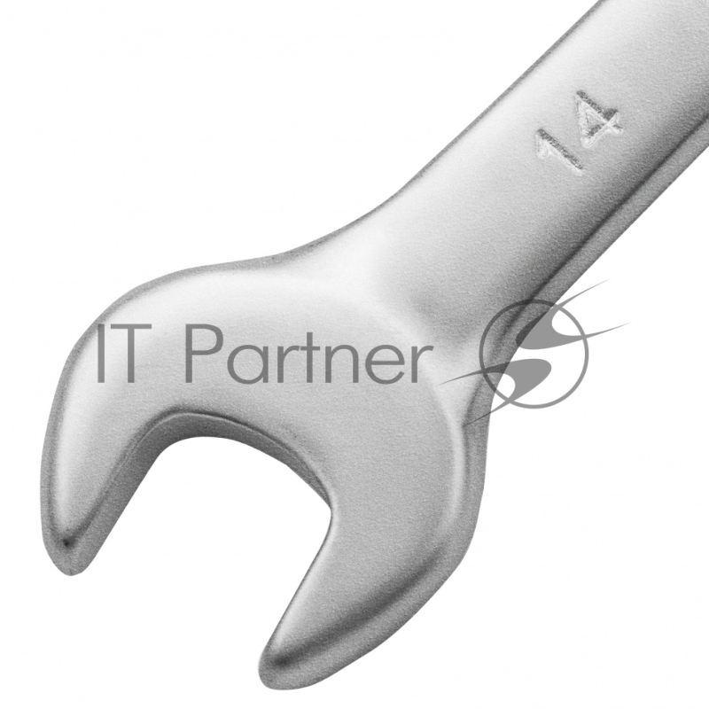 Ключ комбинированный, 14 мм, CrV, матовый хром// Matrix