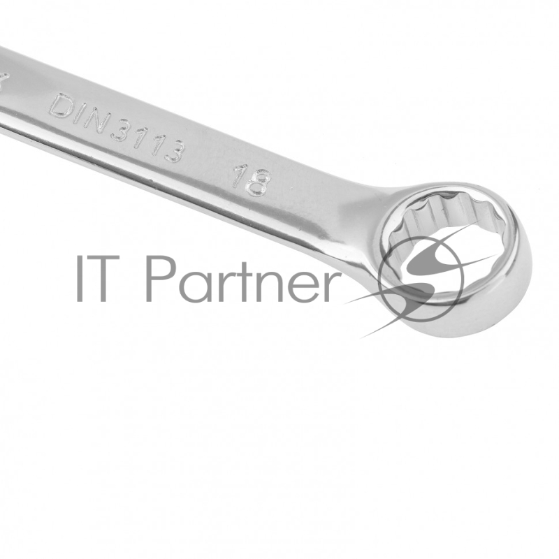 Ключ комбинированный, 18 мм, CrV, полированный хром// Matrix
