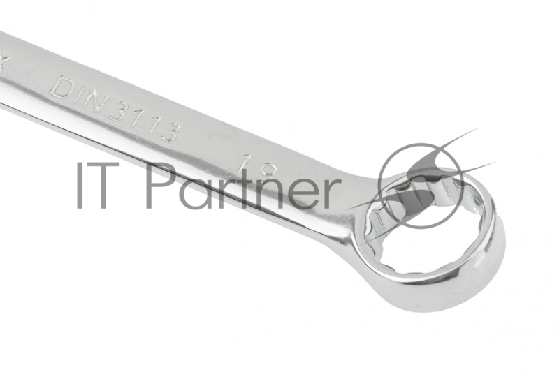 Ключ комбинированный, 19 мм, CrV, полированный хром// Matrix