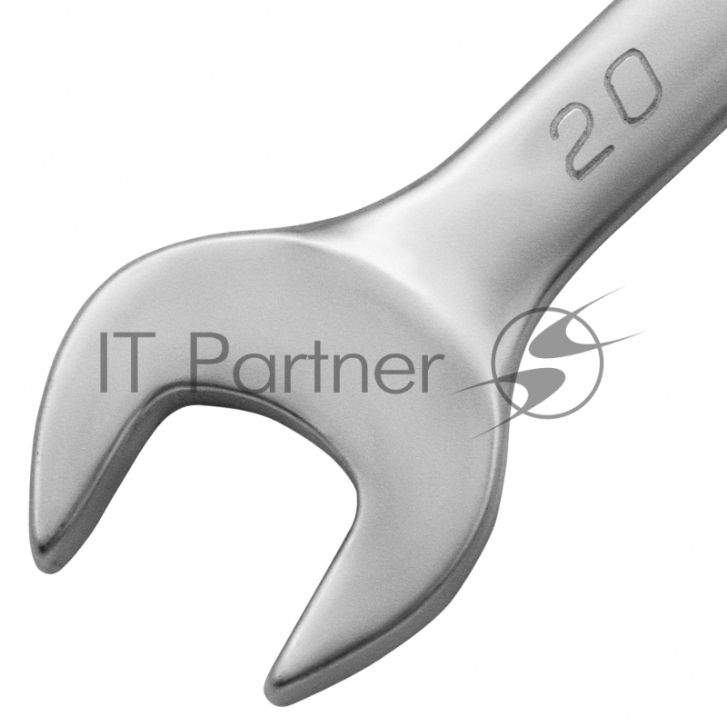 Ключ комбинированный, 20 мм, CrV, матовый хром// Matrix