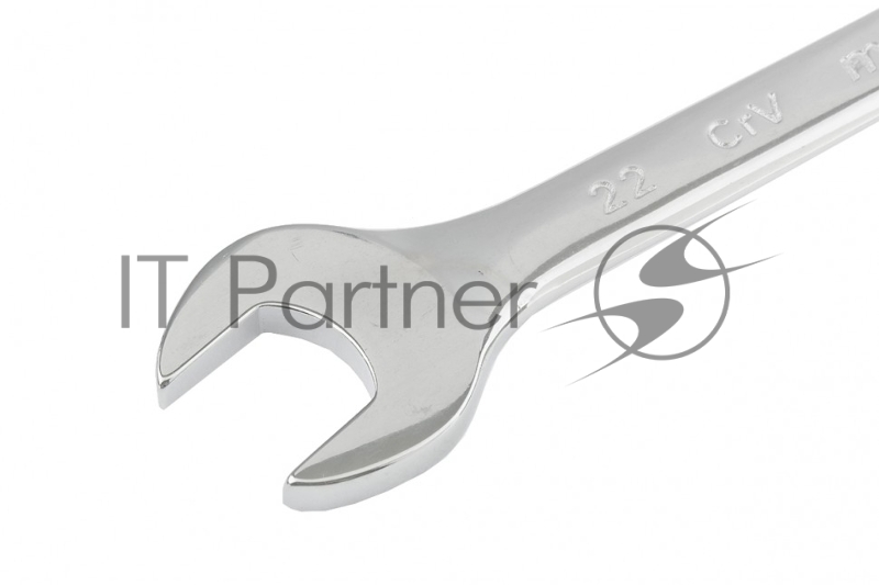 Ключ комбинированный, 22 мм, CrV, полированный хром// Matrix