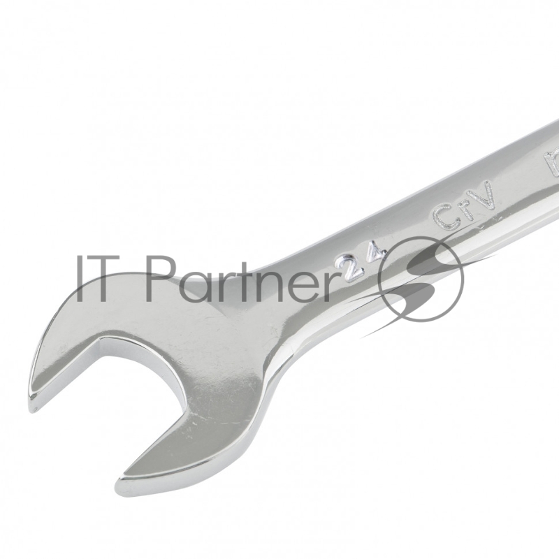 Ключ комбинированный, 24 мм, CrV, полированный хром// Matrix