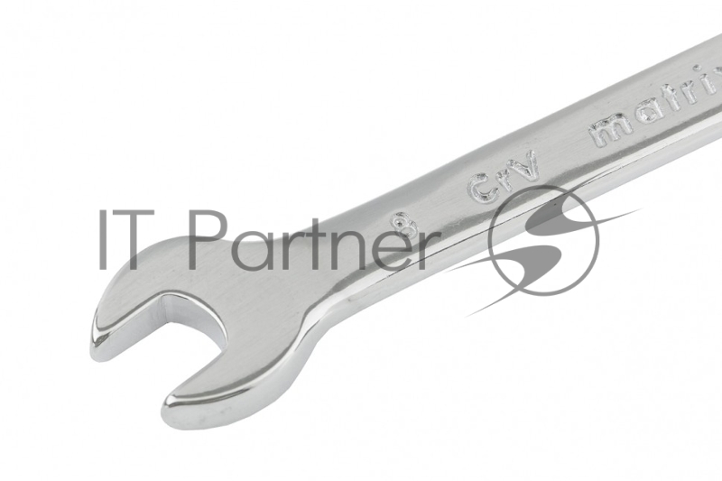 Ключ комбинированный, 9 мм, CrV, полированный хром// Matrix