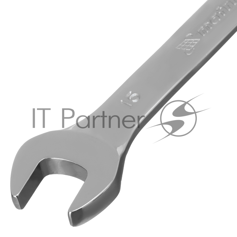 Ключ комбинированный трещоточный, 15мм, CrV, зеркальный хром// Matrix