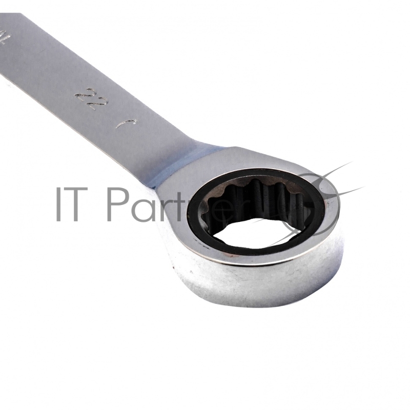 Ключ комбинированный трещоточный, 22 мм, CrV зеркальный хром// Matrix