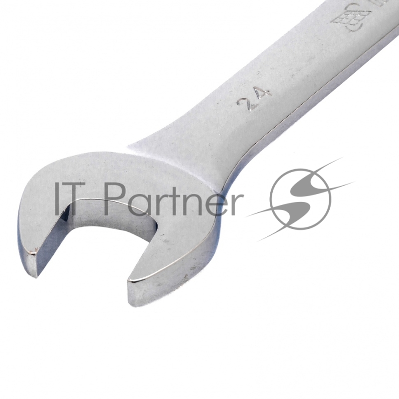 Ключ комбинированный трещоточный, 24 мм, CrV зеркальный хром// Matrix