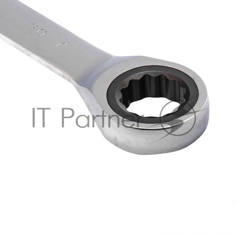 Ключ комбинированный трещоточный, 30мм, CrV зеркальный хром// Matrix