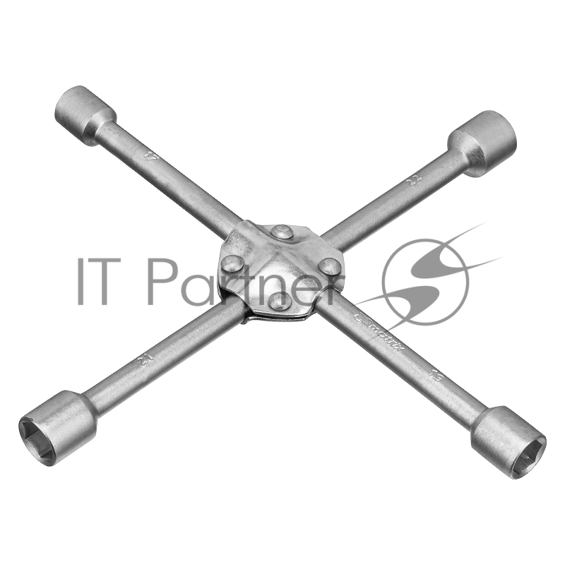 Ключ-крест баллонный, 17 х 19 х 21 х 22 мм, усиленный, толщина 16 мм// Matrix