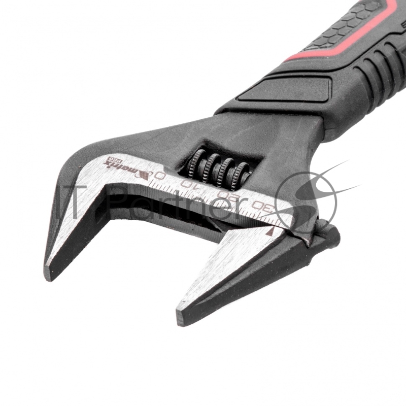 Ключ разводной, тонкие губки, фосфатированный, 2-х комп рукоятка, 250 мм, PRO// Matrix