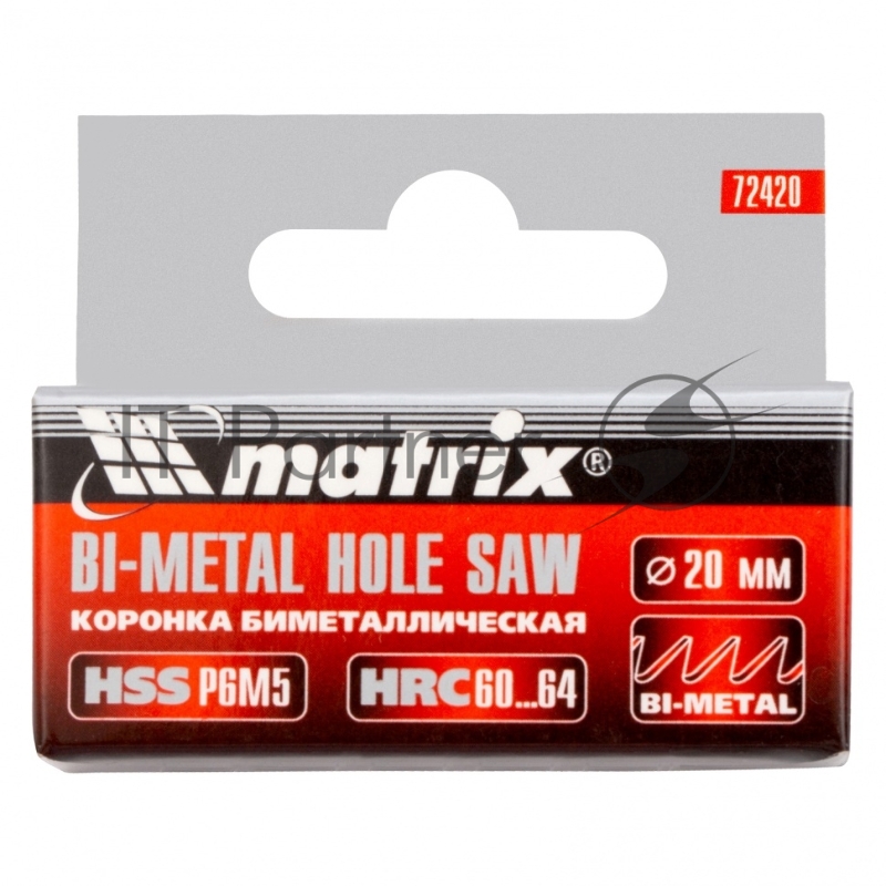 Коронка BIMETAL, 20 мм// Matrix