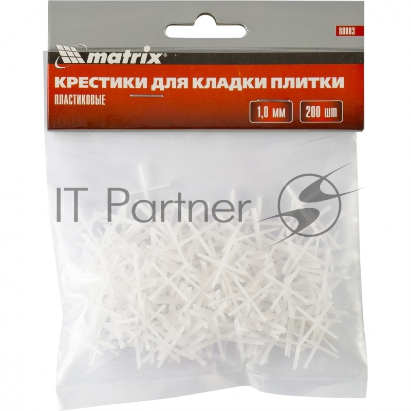 Крестики, 1,0 мм, для кладки плитки, 200 шт.// Matrix