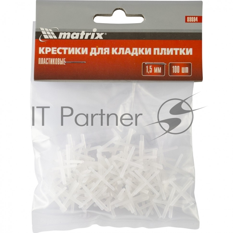 Крестики, 1,5 мм, для кладки плитки, 100 шт.// Matrix