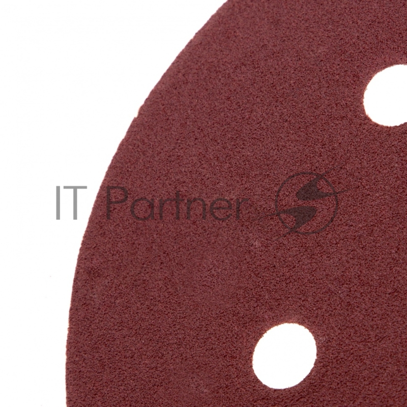 Круг абразивный на ворсовой подложке под липучку, перфорированный, P 150, 150 мм, 5 шт.// Matrix