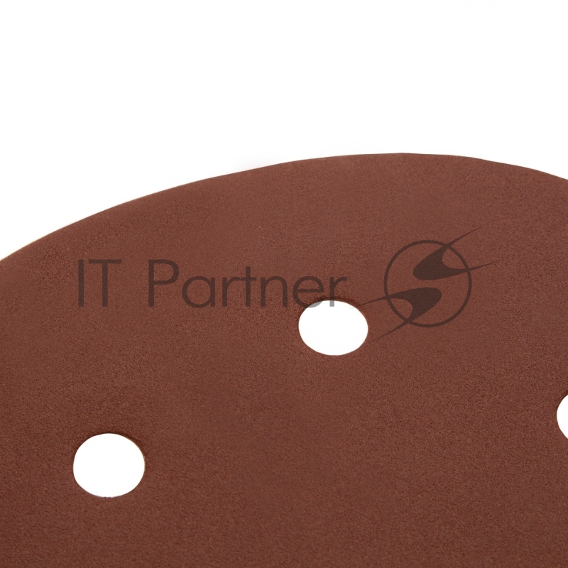 Круг абразивный на ворсовой подложке под липучку, перфорированный, P 220, 150 мм, 5 шт.// Matrix