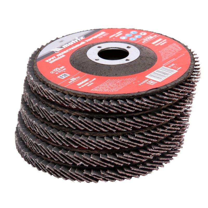 Круг лепестковый торцевой, P 24, 125 х 22,2 мм// Matrix