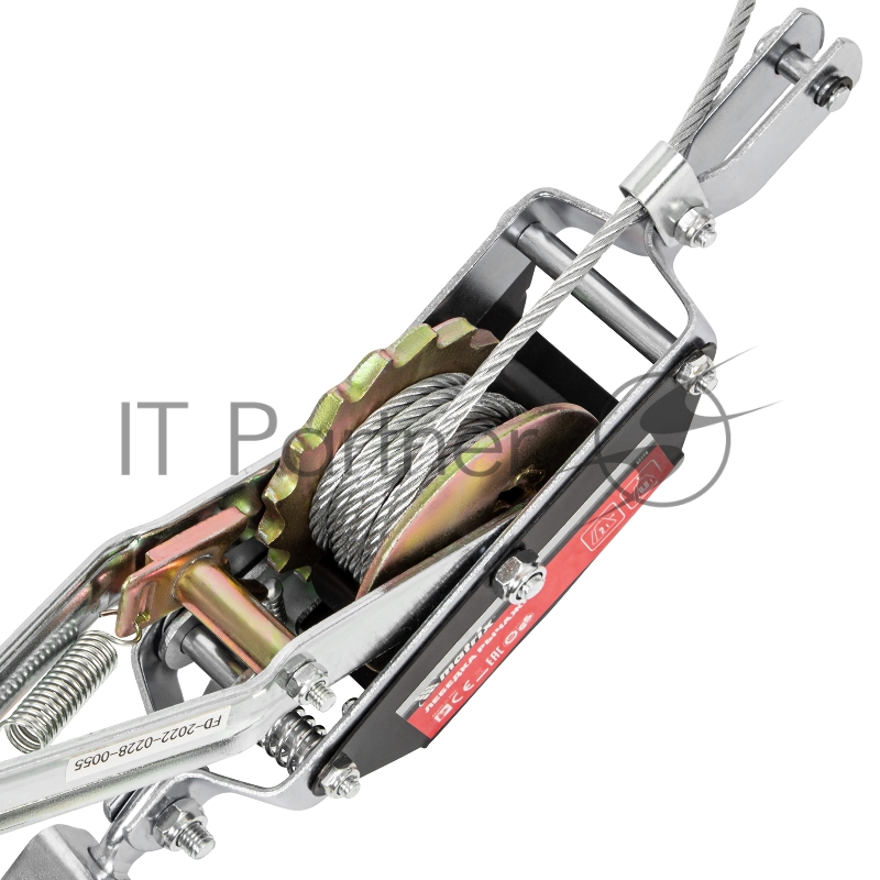 Лебедка рычажная, тяга - 2 т, подъем - 0,8 т, одинарное храповое колесо// Matrix