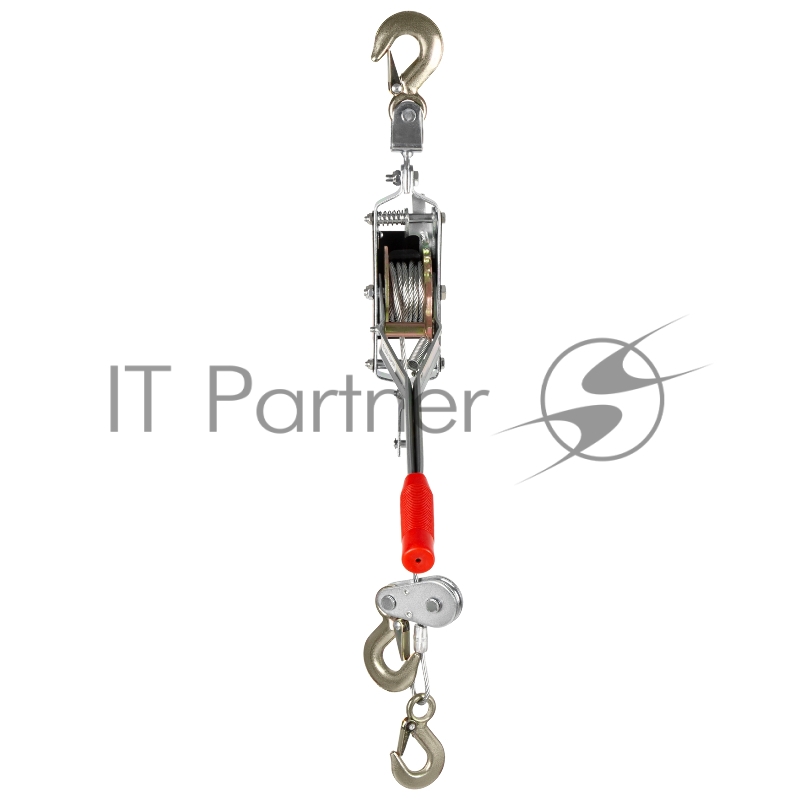 Лебедка рычажная, тяга - 2 т, подъем - 0,8 т, одинарное храповое колесо// Matrix