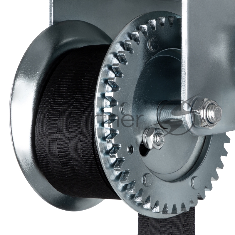 Лебедка шестеренчатая, тяга - 0,8 т, ленточная// Matrix