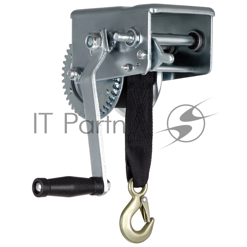 Лебедка шестеренчатая, тяга - 0,8 т, ленточная// Matrix