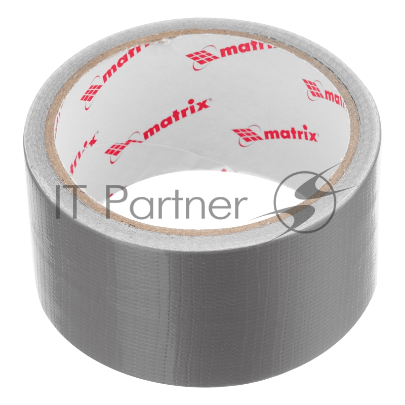 Лента клейкая армированная, влагостойкая, 48 мм х 10 м, серебристая// Matrix
