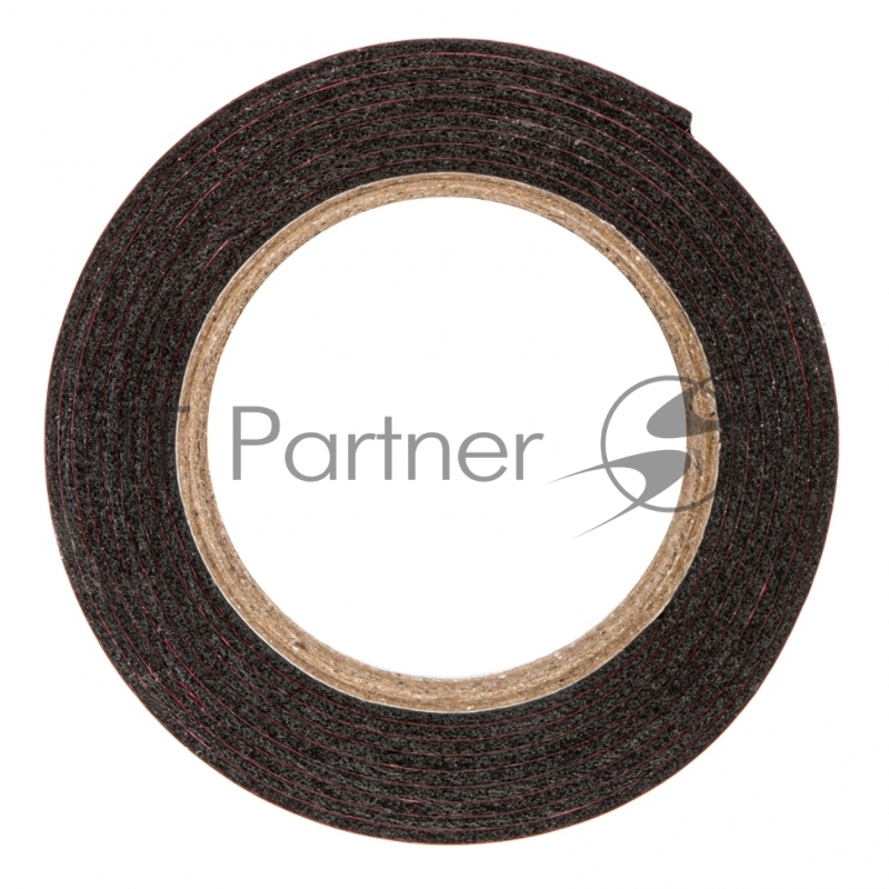 Лента клейкая на вспененной основе, двусторонняя, черная, 19ммх1,5м// Matrix