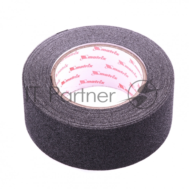 Лента клейкая противоскользящая, черная 50 мм. х 10м.// Matrix