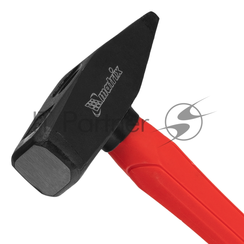 Молоток слесарныйoptimal,600 г,фибергласовая обрезиненная рукоятка,квадратный боек// Matrix