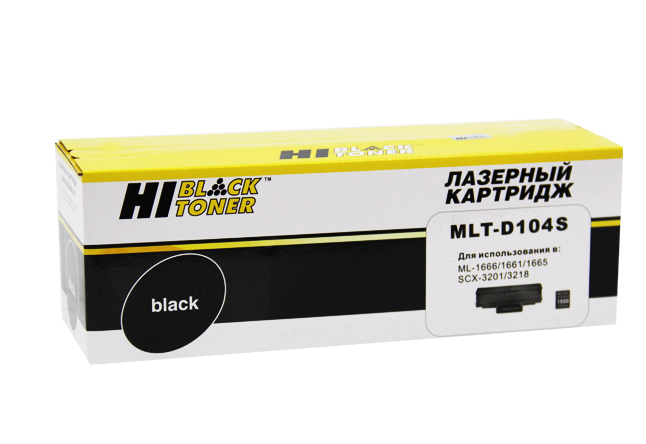 Картридж Samsung ML1660/1665/1860/SCX-3200/3205 (Hi-Black) MLT-D104S, 1,5K