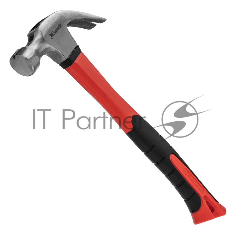 Молоток-гвоздодерoptimal,450 г,боек c магнитом,фибергласовая обрезиненная рукоятка// Matrix