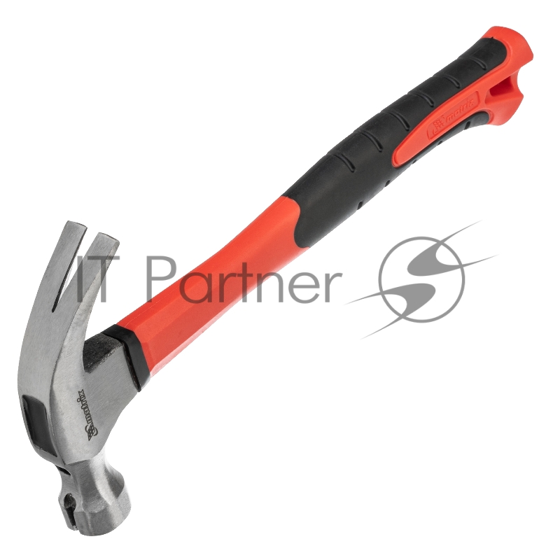 Молоток-гвоздодерoptimal,450 г,боек c магнитом,фибергласовая обрезиненная рукоятка// Matrix