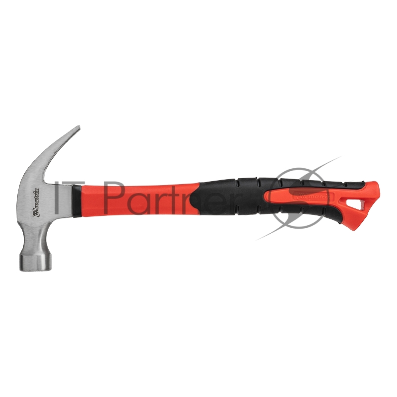 Молоток-гвоздодерoptimal,450 г,боек c магнитом,фибергласовая обрезиненная рукоятка// Matrix