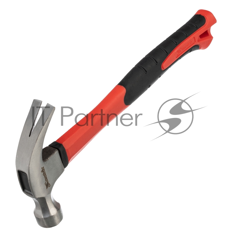 Молоток-гвоздодерoptimal,450 г,фибергласовая обрезиненная рукоятка// Matrix