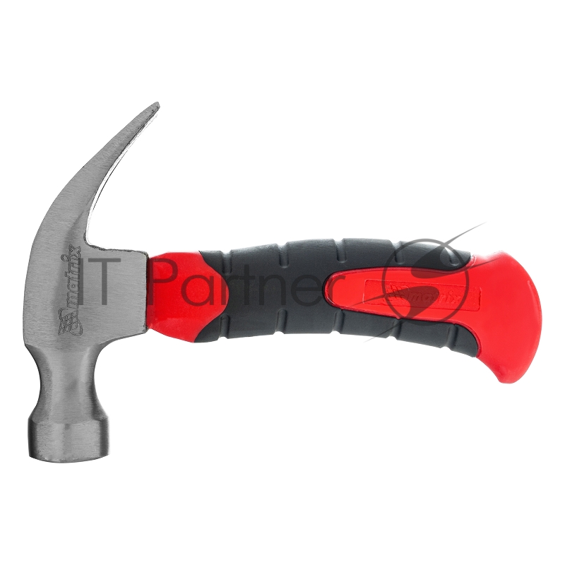 Молоток-гвоздодер мини, фибергласовая двухкомпонентная рукоятка, 250г// Matrix