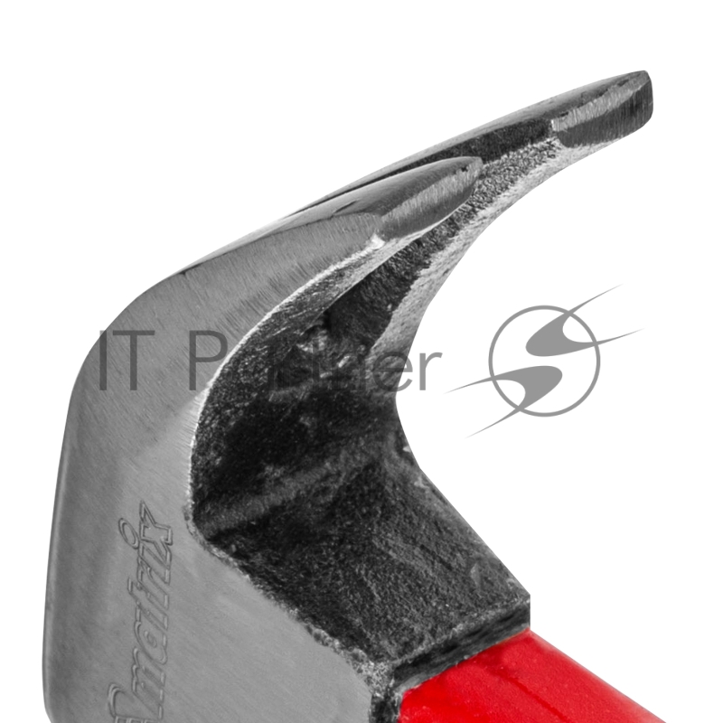 Молоток-гвоздодер мини, фибергласовая двухкомпонентная рукоятка, 250г// Matrix