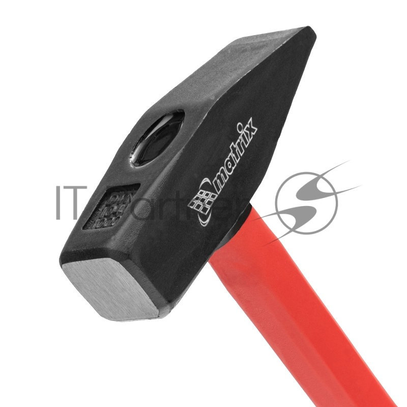 Молоток слесарный, 1000 г, фибергласовая обрезиненная рукоятка// Matrix