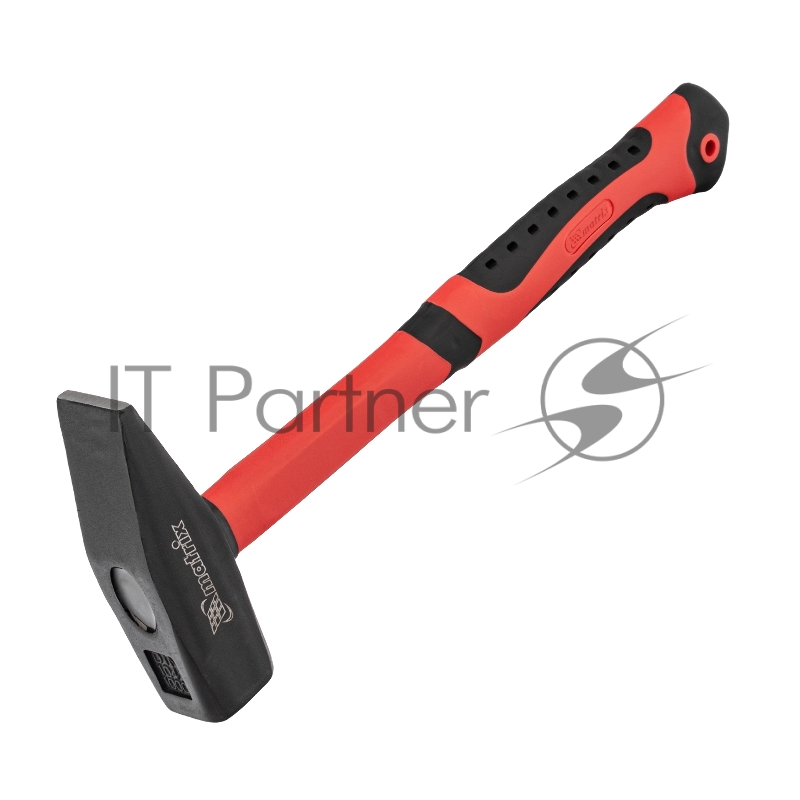 Молоток слесарный, 1000 г, фибергласовая обрезиненная рукоятка// Matrix