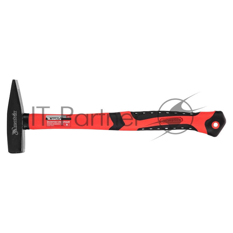 Молоток слесарный, 200 г, фибергласовая обрезиненная рукоятка// Matrix
