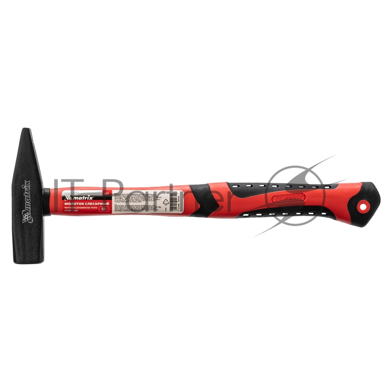 Молоток слесарный, 400 г, фибергласовая обрезиненная рукоятка// Matrix