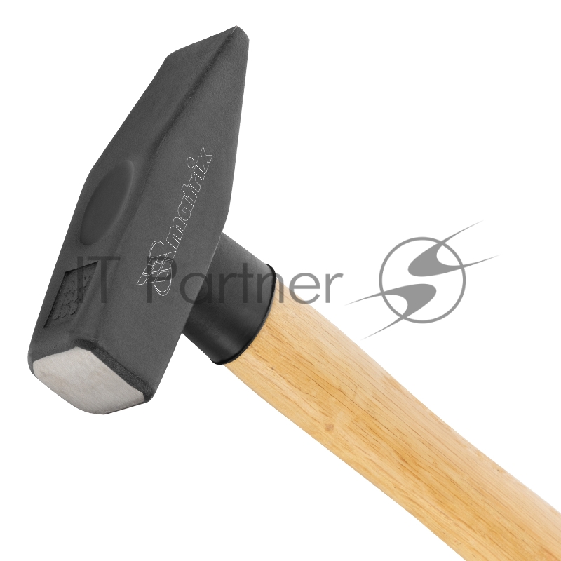 Молоток слесарный, 800 г, квадратный боек, деревянная рукоятка// Matrix