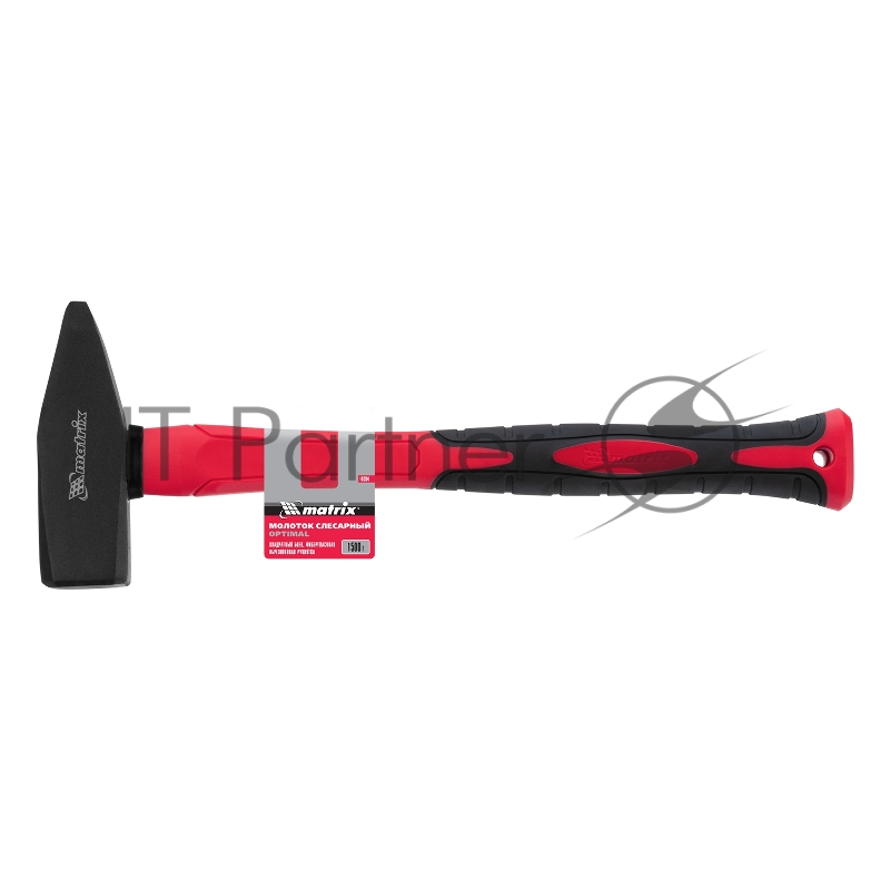 Молоток слесарныйoptimal,1500 г,фибергласовая обрезиненная рукоятка,квадратный боек// Matrix