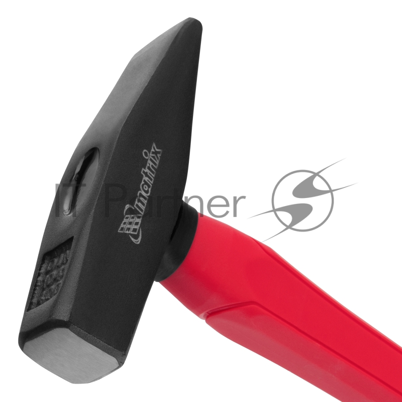 Молоток слесарныйoptimal,400 г,фибергласовая обрезиненная рукоятка,квадратный боек// Matrix