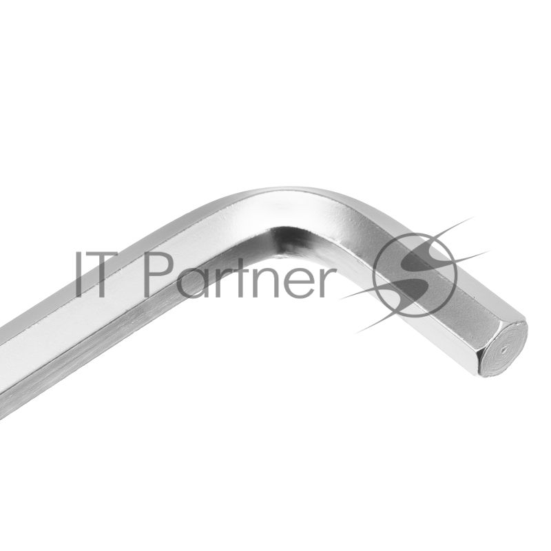 Набор ключей имбусовых HEX, 2–12 мм, CrV, 9 шт., короткие, сатин.// Matrix