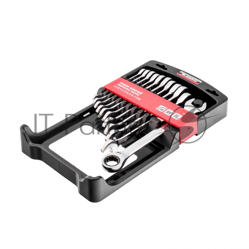 Набор ключей комбинированных, трещоточных 11 шт.// Matrix