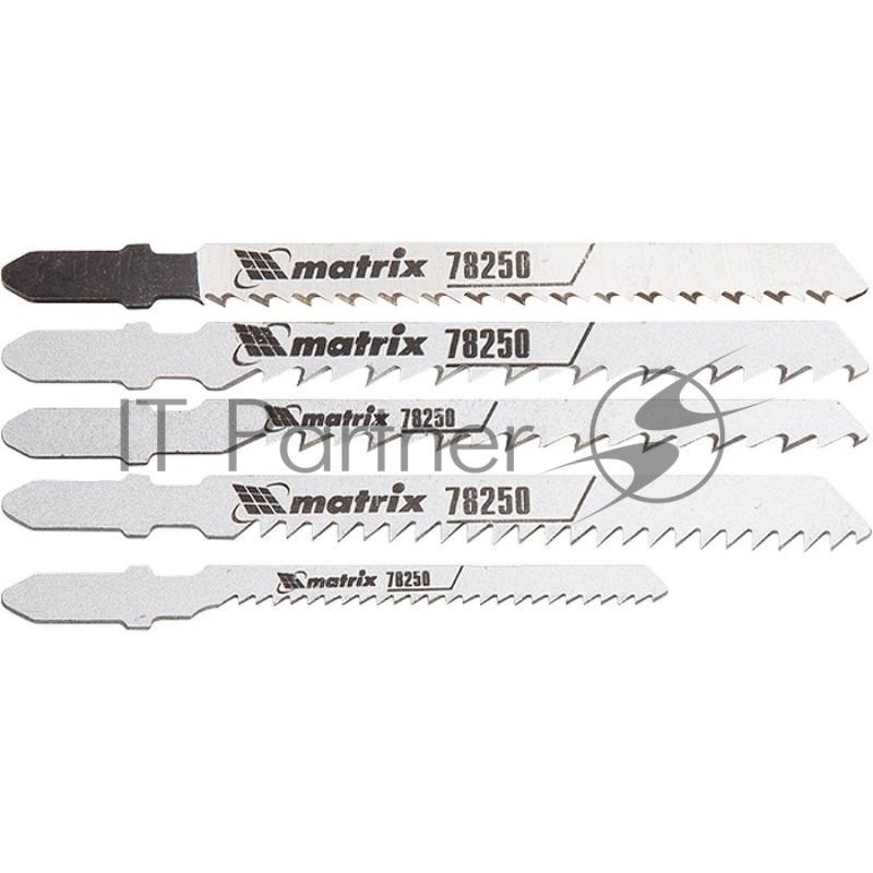 Набор полотен для электролобзика по дереву, 5шт.// Matrix