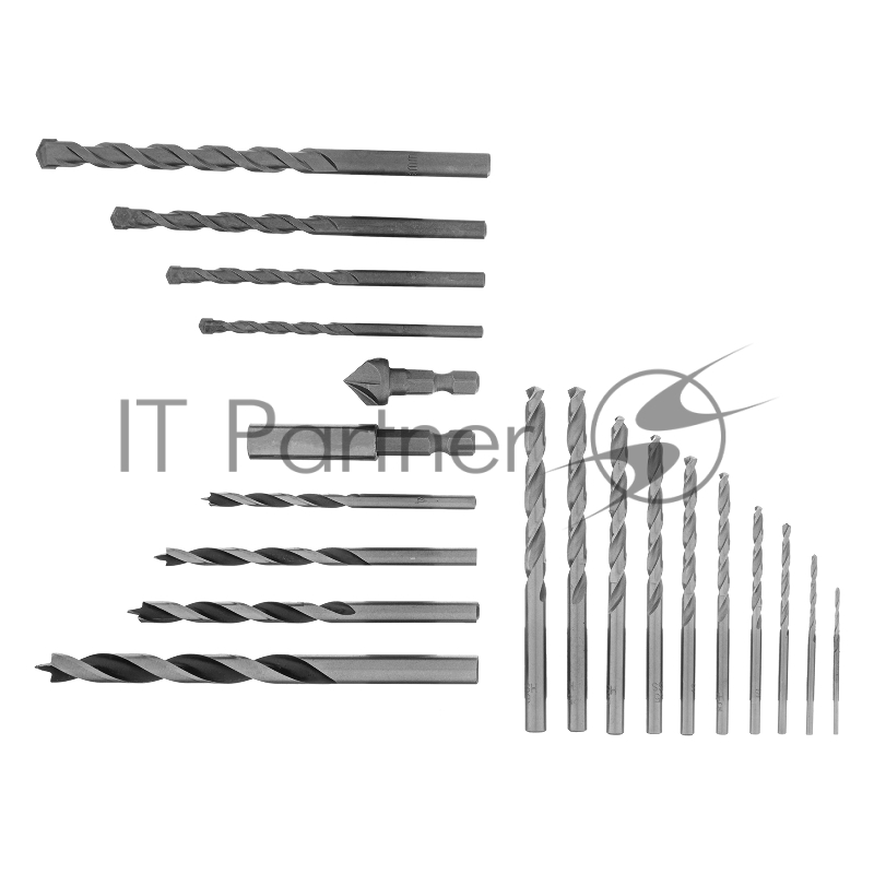 Набор сверл комб., мет.1-6мм,бетон 4-8мм,дер.4-8 мм,биты 10шт,адап., зенковка, 31пр., PRO// Matrix