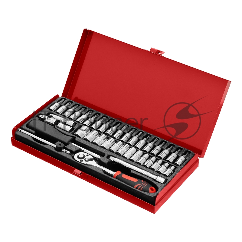 Набор слесарно-монтажный с квадратом 1/4, 38 предм.// Matrix