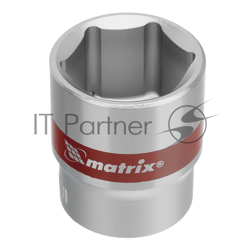 Набор торцевых головок 3/8, 6-ти гр., CrV, 10шт., 8-19мм// Matrix