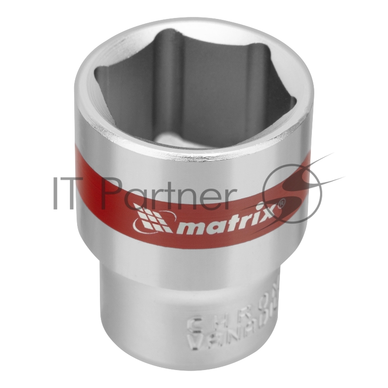 Набор торцевых головок 1/2, 6-ти гр., CrV, 10шт., 10-22мм// Matrix