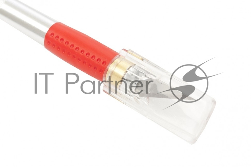 Нож для дизайнерских работ, двухкомпонентная рукоятка, 5 запасных лезвий// Matrix